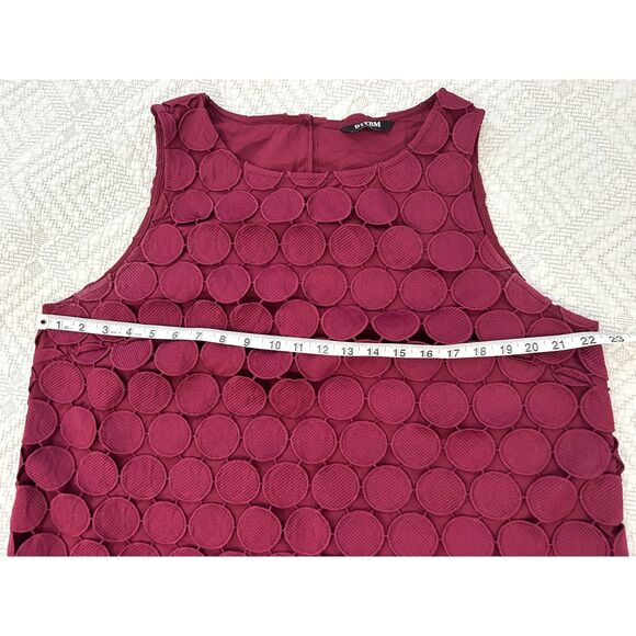 BTFBM Women's Hollow Out Embroidered Tank Dress Size XL Vacation Party Cocktail - Picture 6 of 6